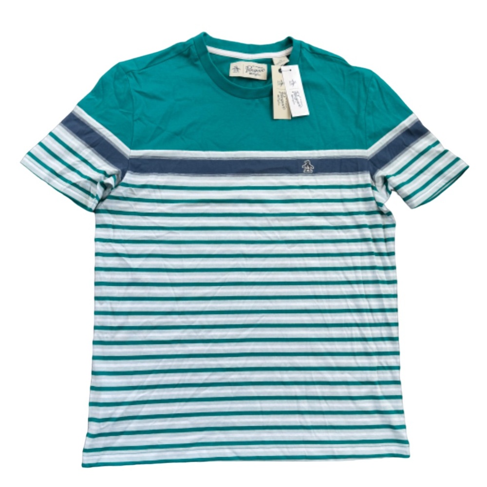 Original Penguin Color Block Chest Tape Fashion Tee